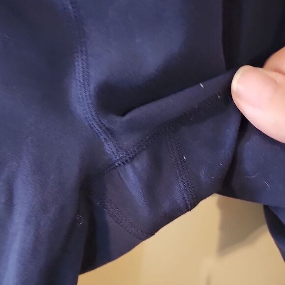 Athleta Kids' Navy Leggings - Picture 3 of 3